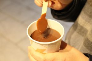 吉野葛入りの暖かいココア
