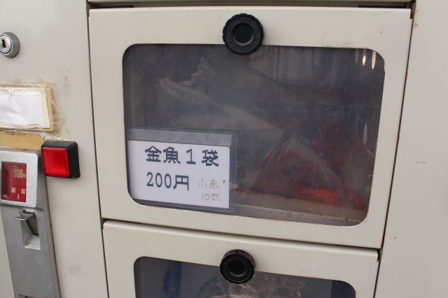 大和郡山金魚の自動販売機